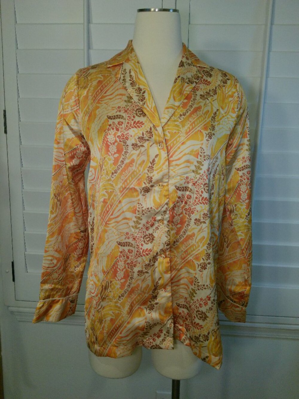 Yellow Button Shirt Sage The Label Womens Size S